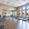 cardio equipment in workout studio